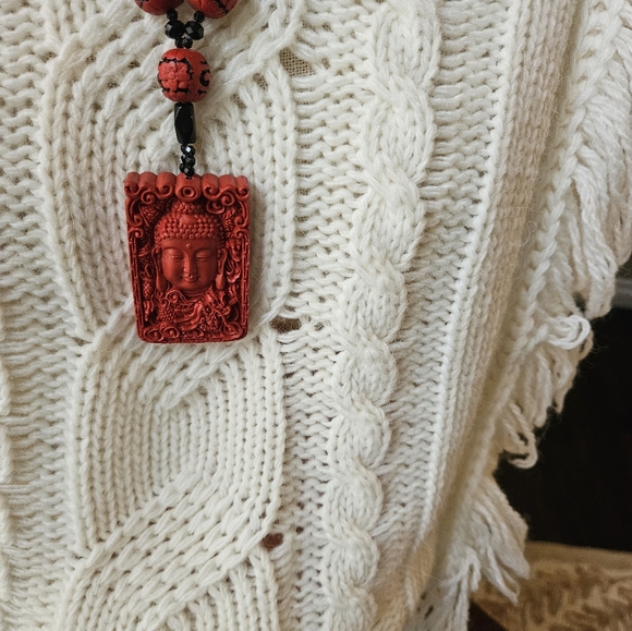 Italian Elsamanda Anthropologie Fringed Front Sweater - Picture 6 of 11